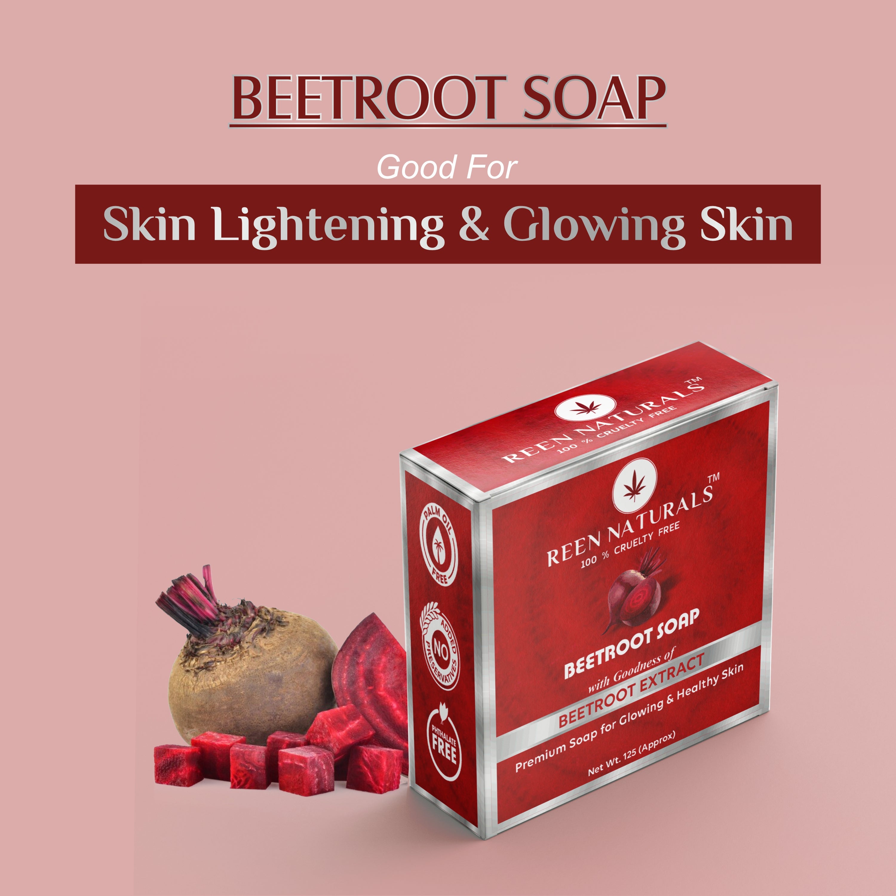 SOAP COMBO - CARROT + BEETROOT ( 125gm Each)