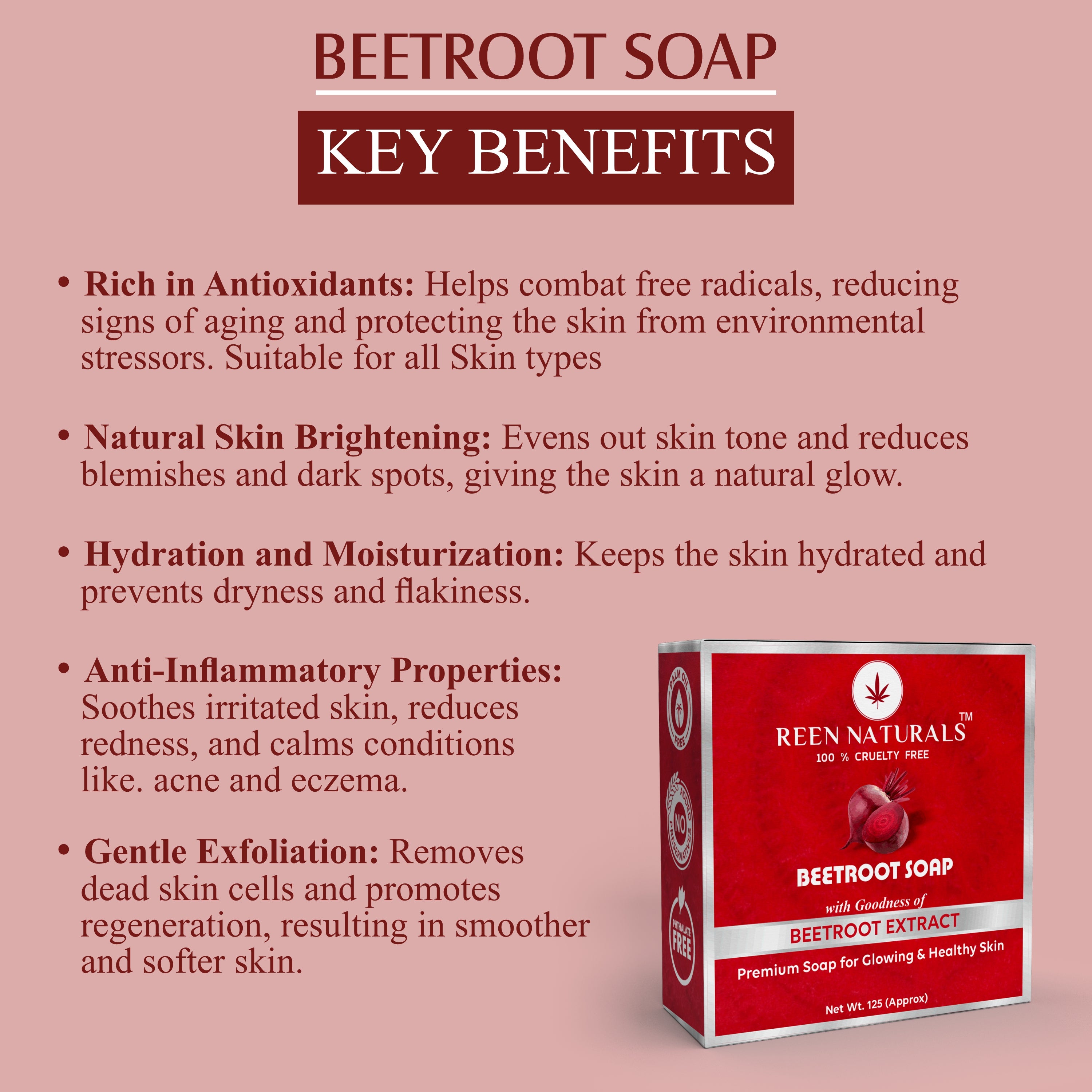 BEETROOT SOAP -125g