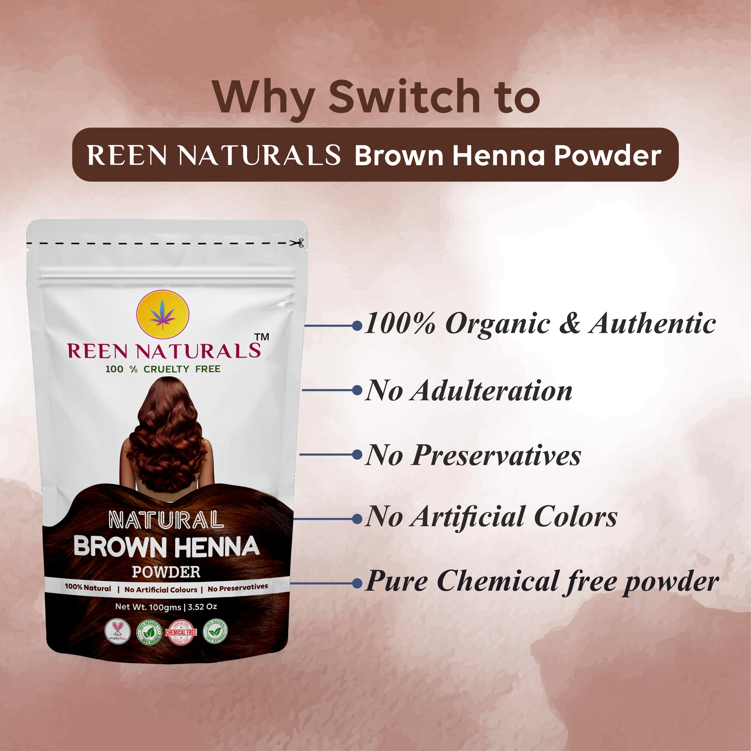BROWN TWIN Pack (2 x 100g)