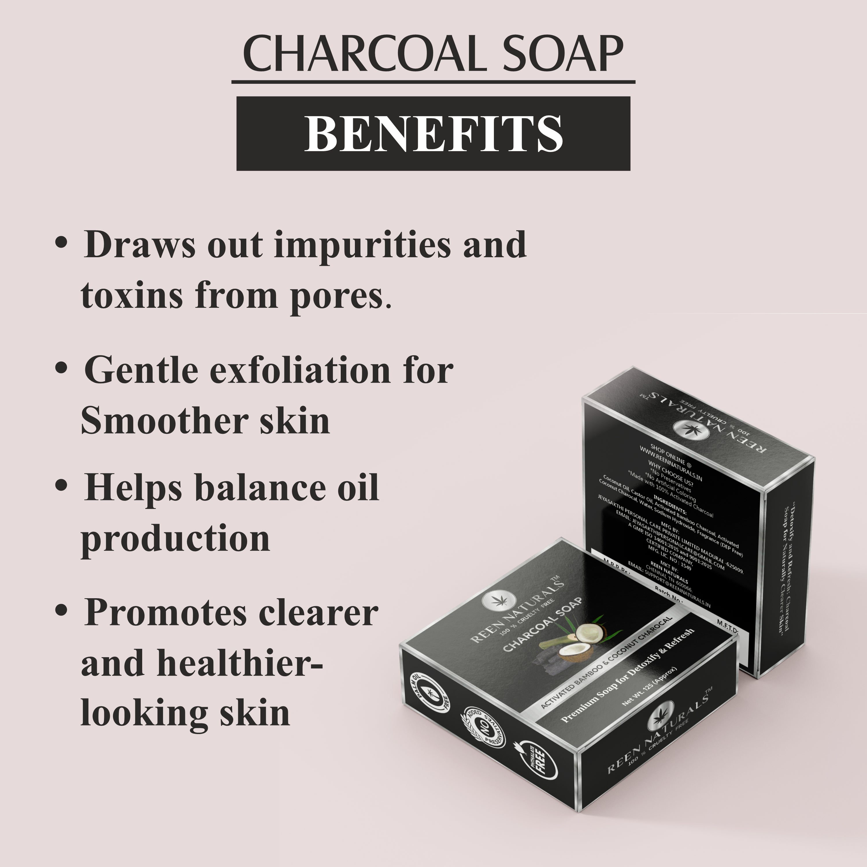 CHARCOAL SOAP -125g
