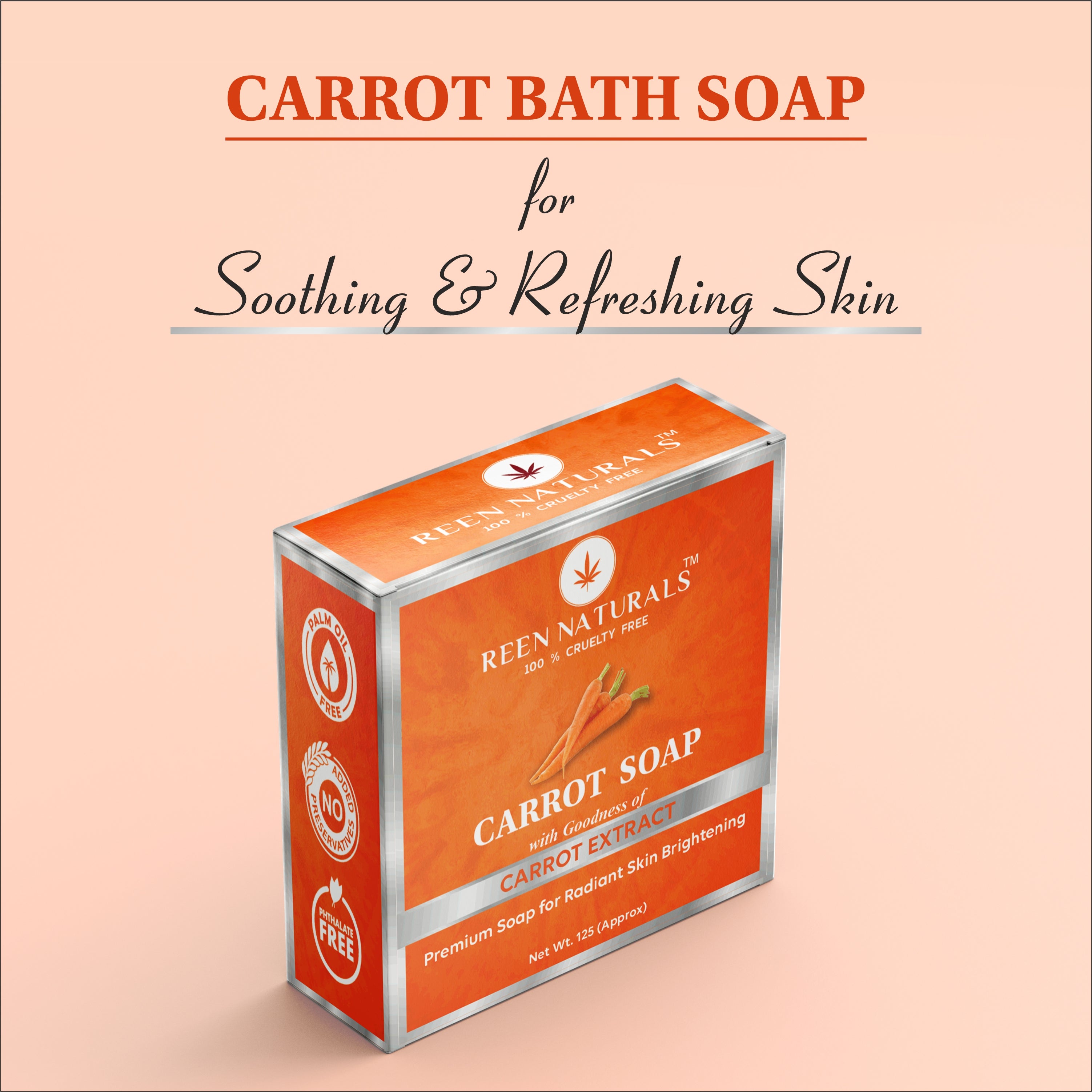 CARROT SOAP - 125g