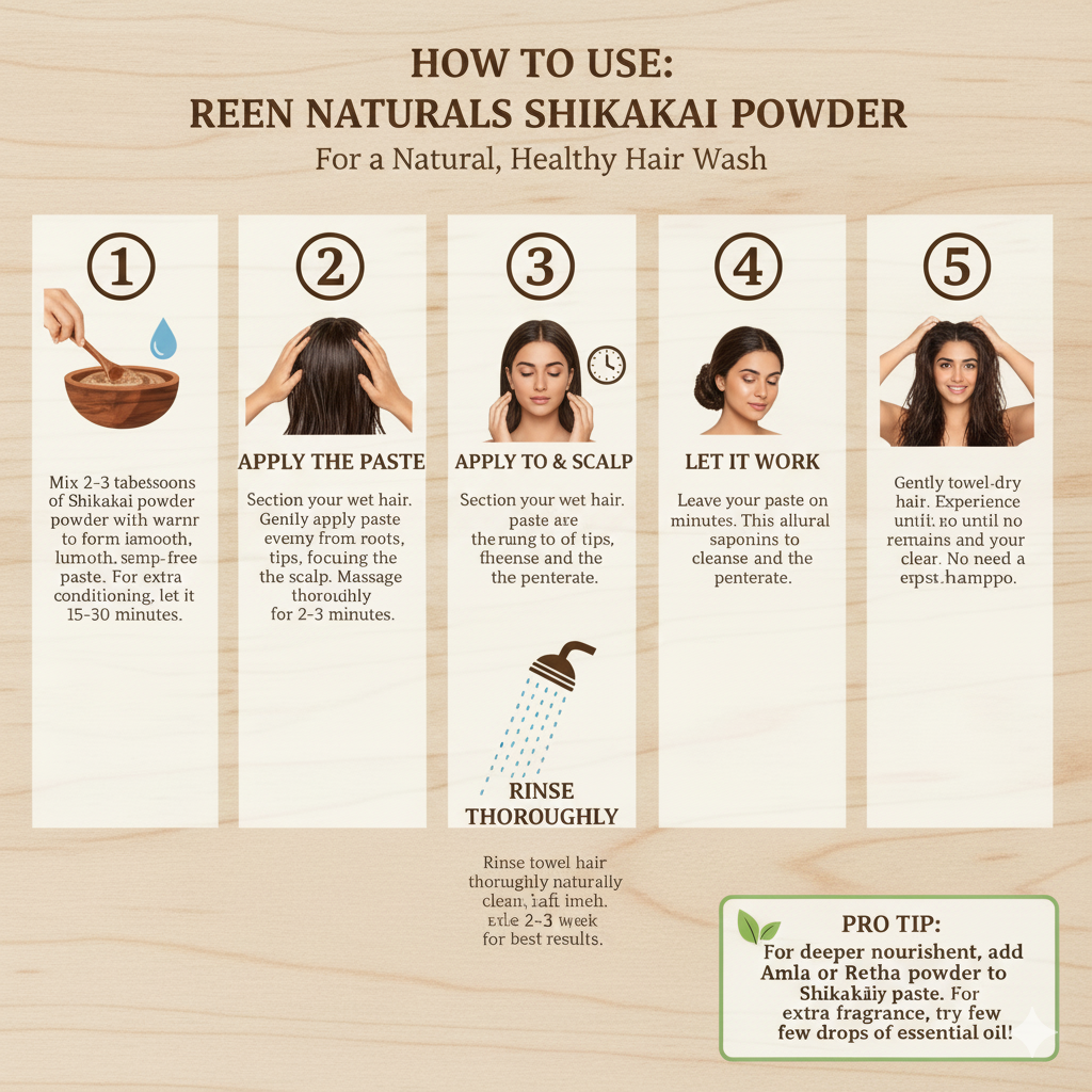 Shikakai Powder - 100gm