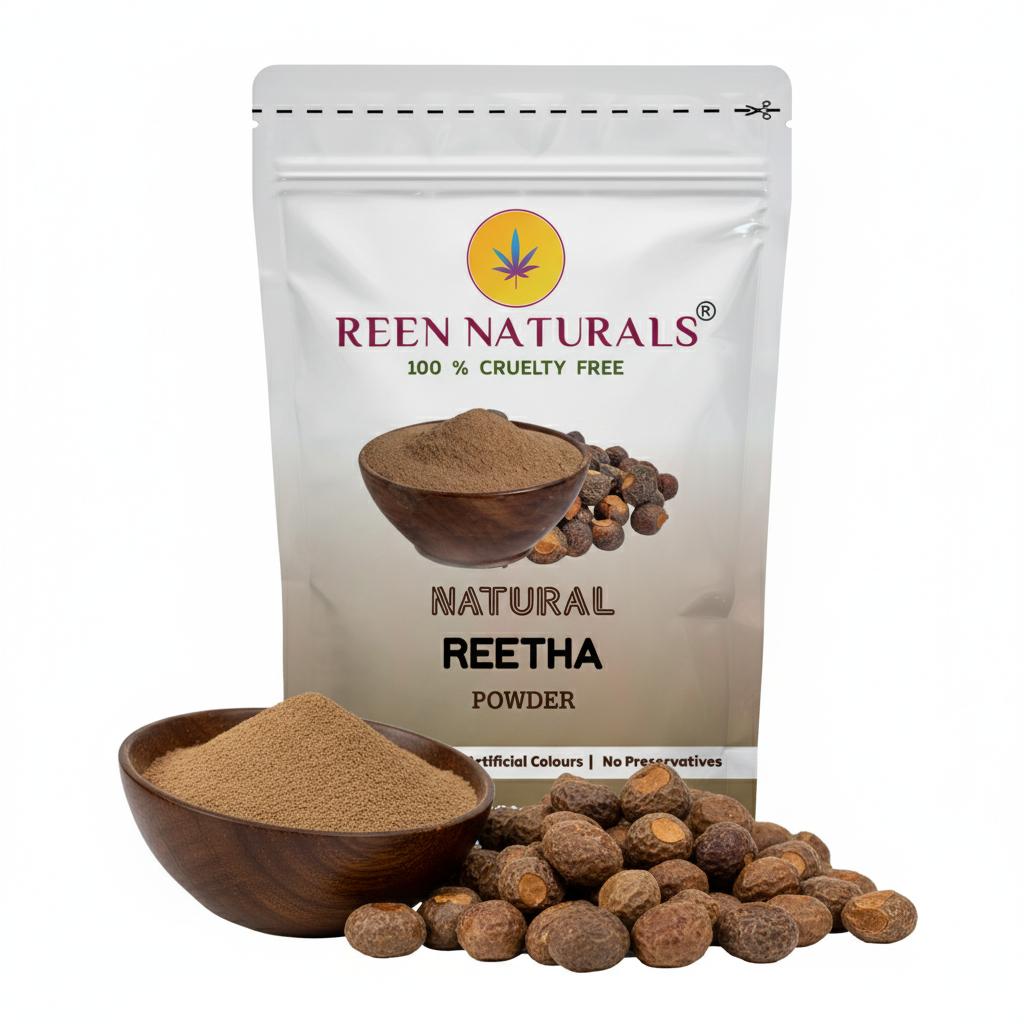 Reetha (Aritha, Soap Nut) Powder for Hair Care - 100gms