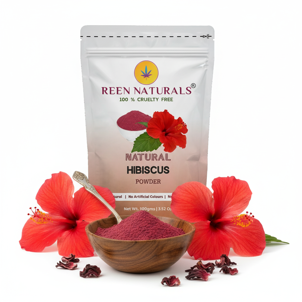 HAIR FOUR COMBO - Hibiscus , Amla , Shikakai & Methi Powder for Hair Mask - 100gms Each