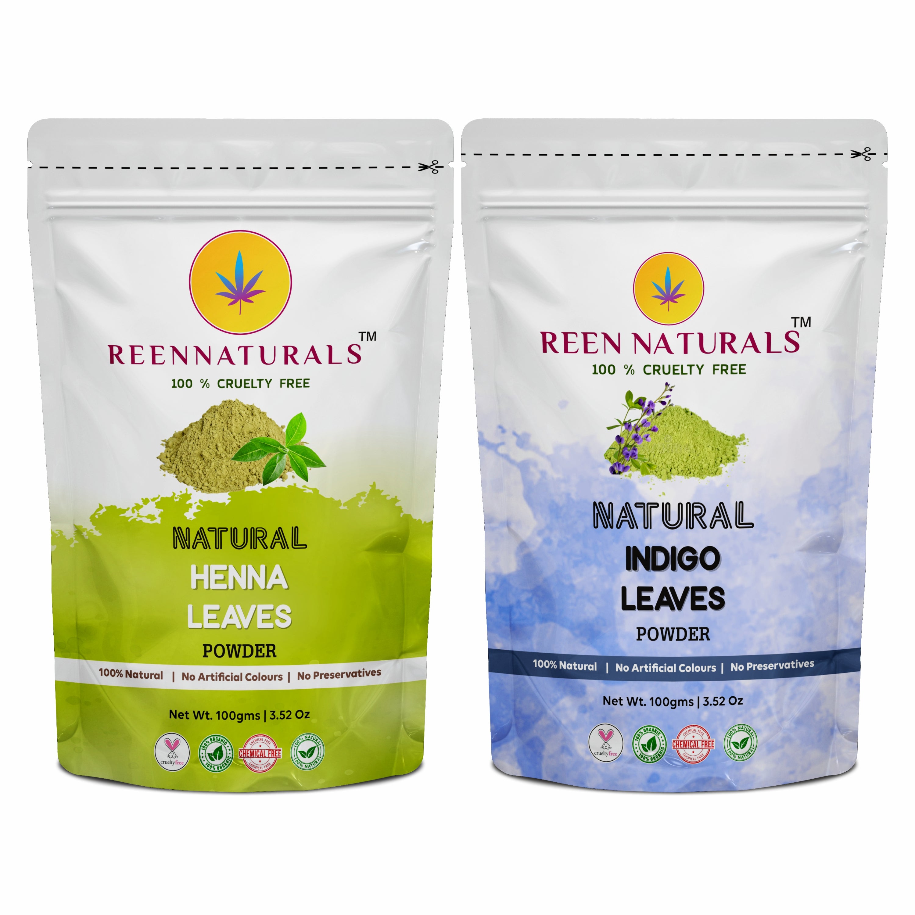 Henna & Indigo Hair Color Combo Kit