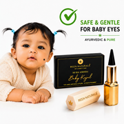 BABY KAJAL | 100% Natural Ayurvedic Kajal | Chemical-Free | Traditional Lamp Black | Safe for Kids | Eyes & Eyebrows