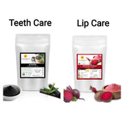 TEETH & LIP COMBO – Bamboo Charcoal & Beetroot powder 100 grams each