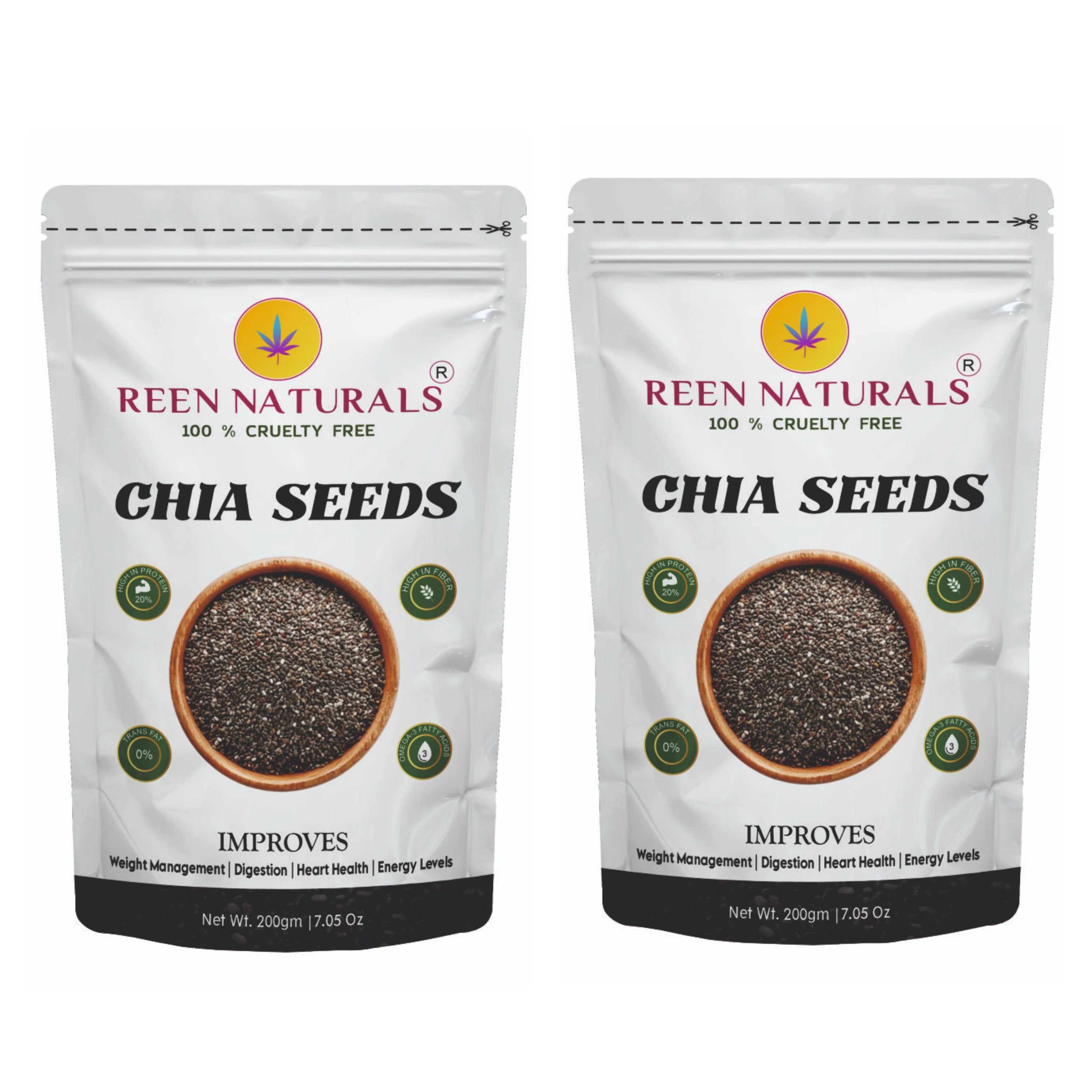 CHIA SEEDS - Seeds for Weight Management and Improves Gut health -200gms