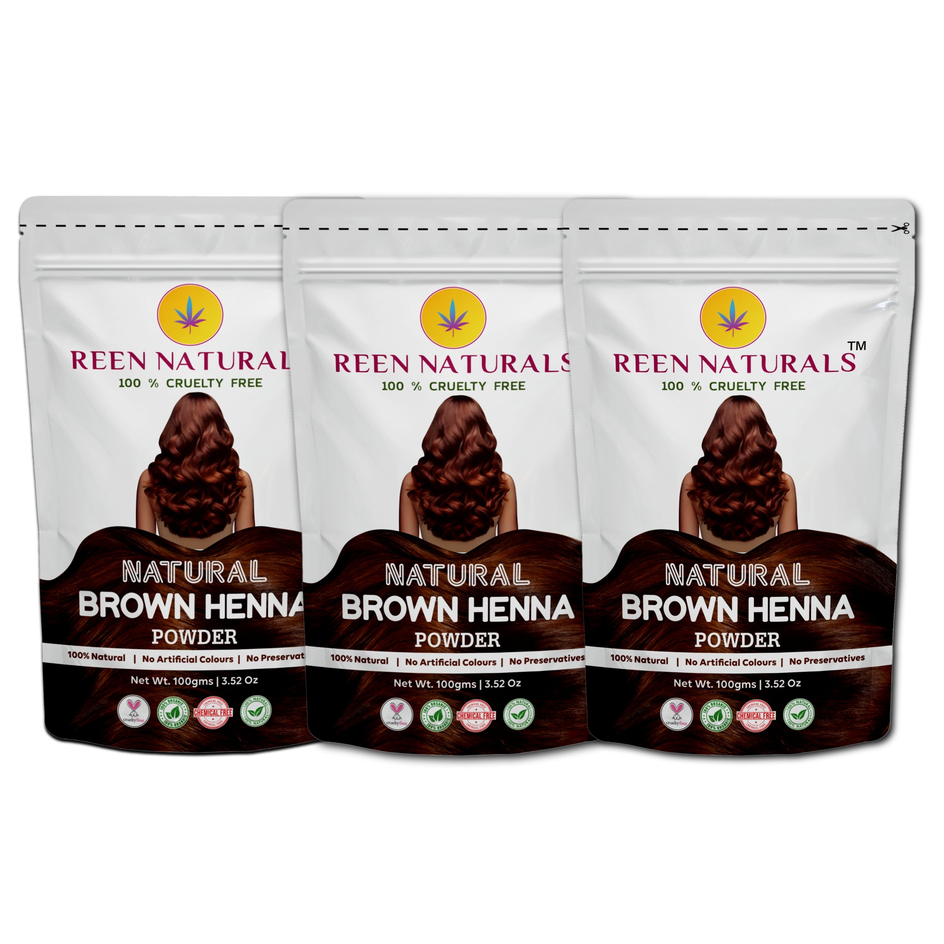 Brown Henna Powder Hair color