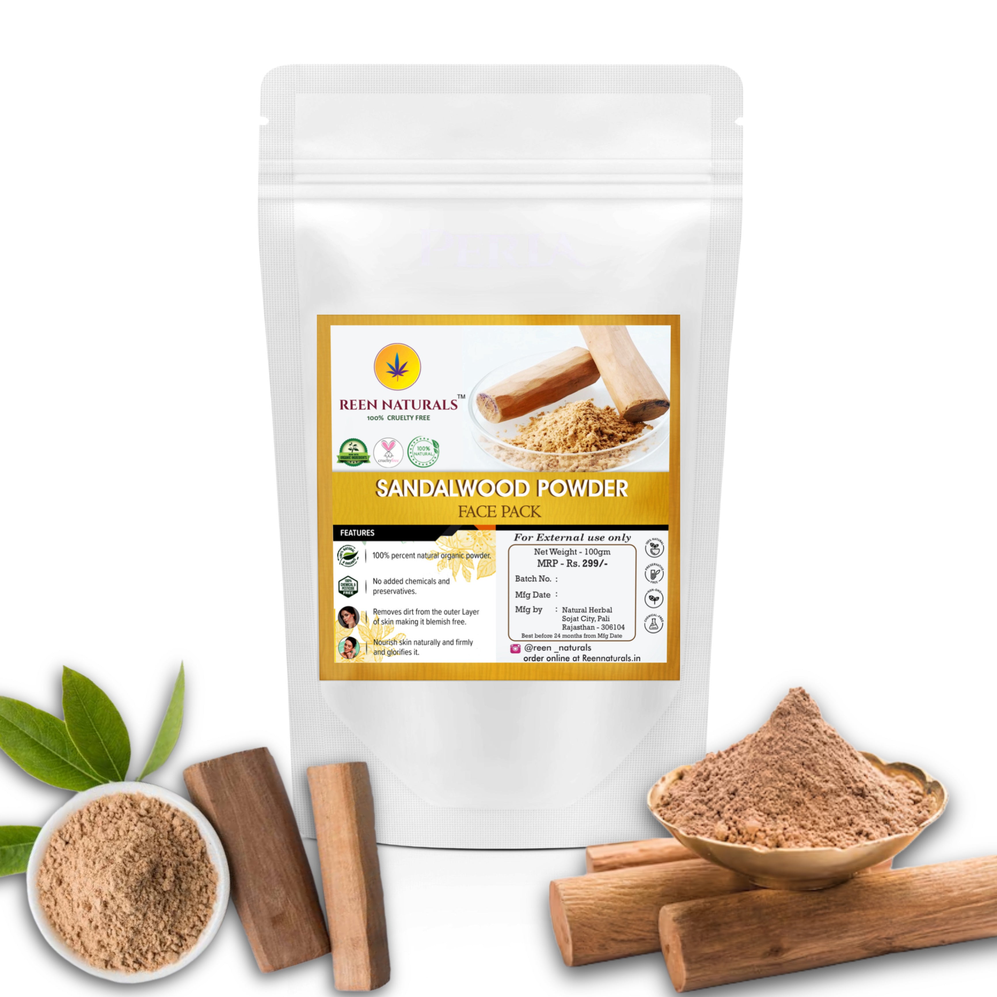 Sandalwood Powder for Face - 100gms
