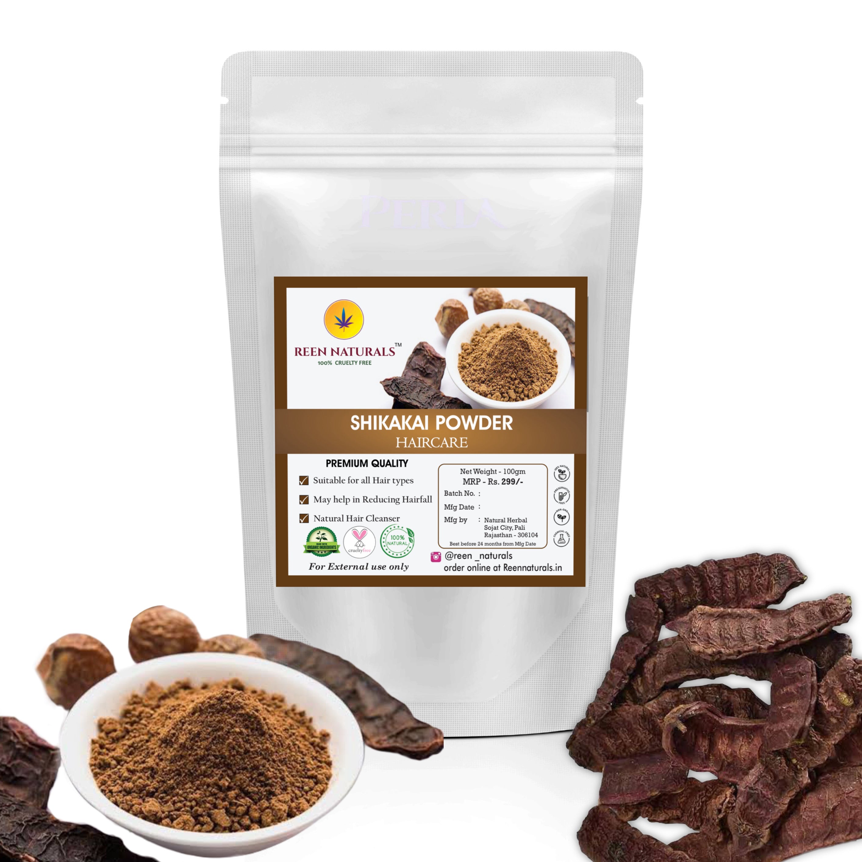 Shikakai Powder - 100gm