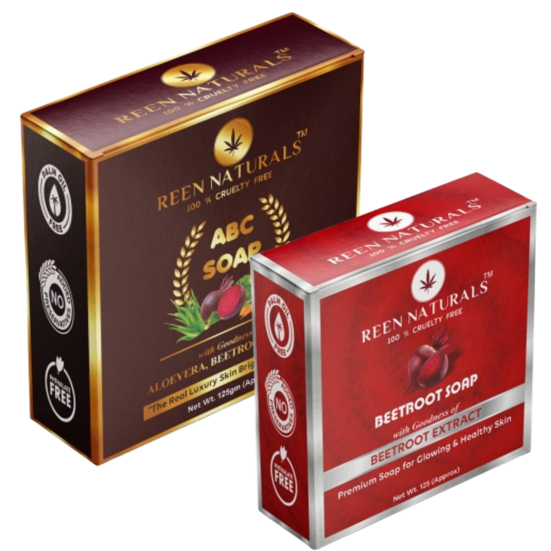 ABC + BEETROOT SOAP - 125 gms each – Reen Naturals