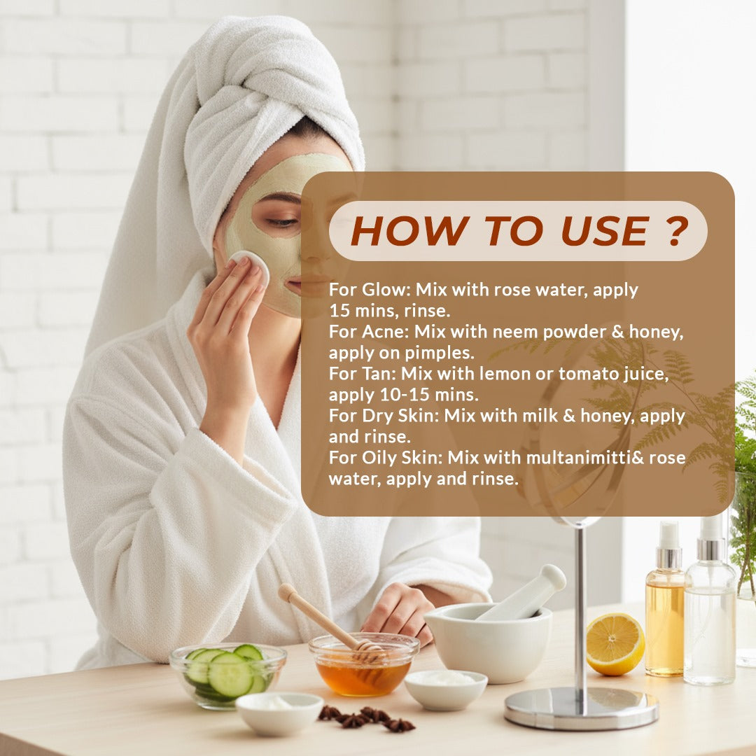 Sandalwood Powder for Face - 100gms (NEW)