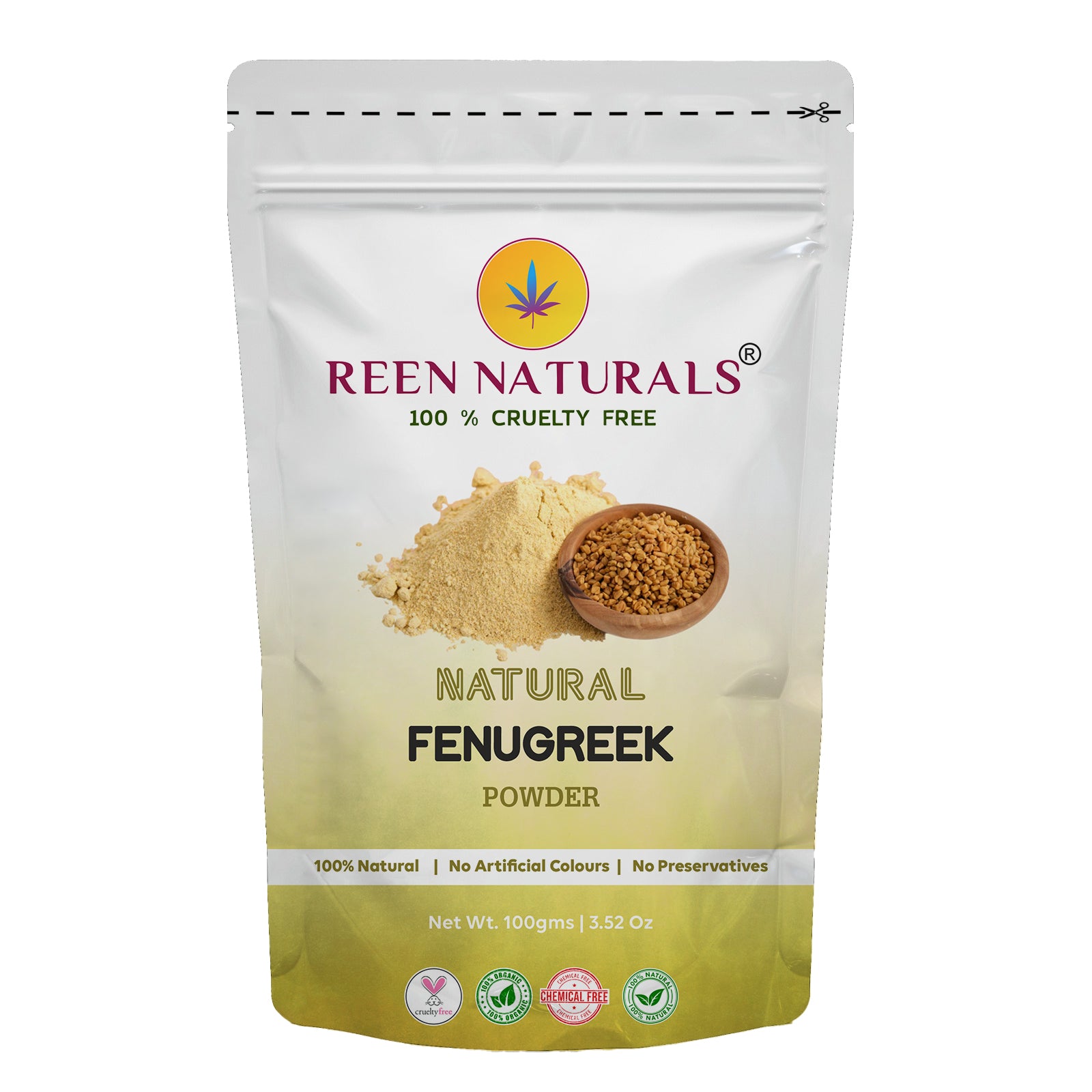 Methi Seed Powder For Hair Growth - 100 g | Fenugreek Powder