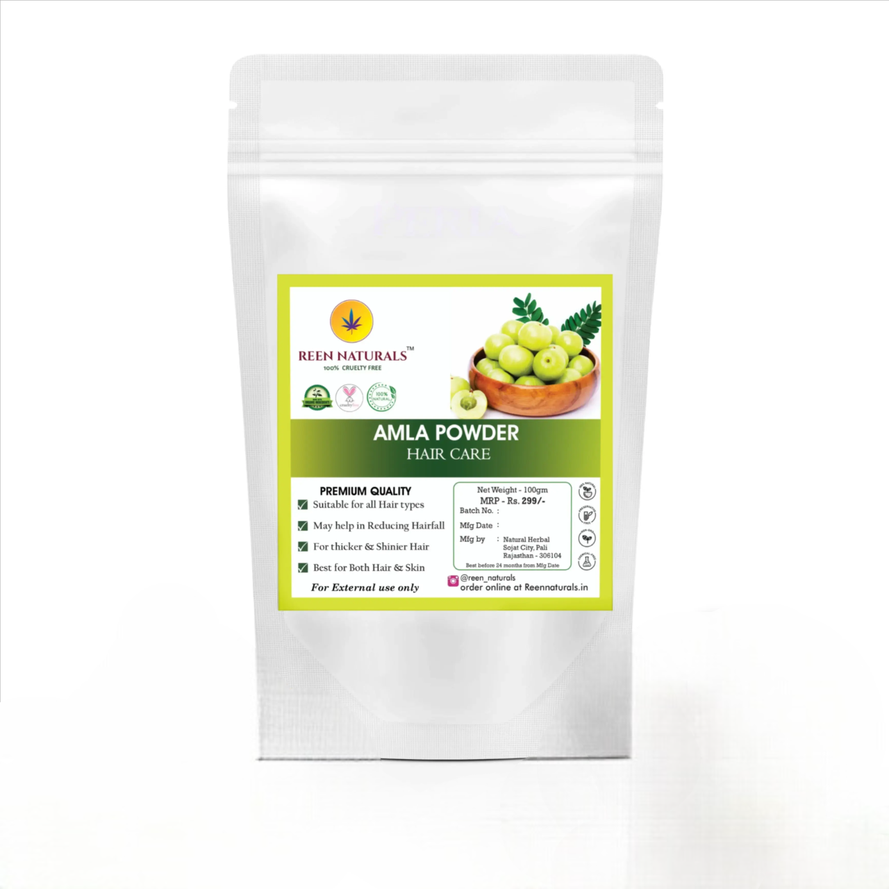 Amla Powder for Hair Growth - 100gms