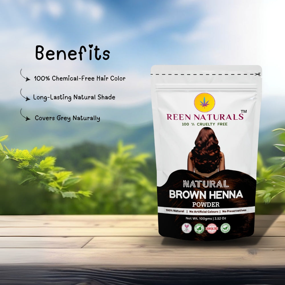 Brown Henna Powder Hair color