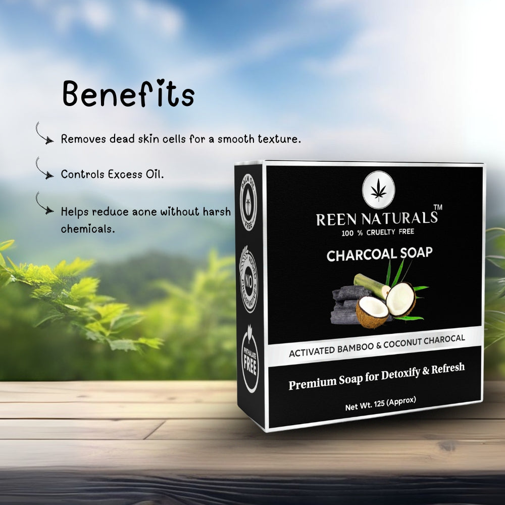 Soap Combo (4-in-1) – ABC, Carrot, Beetroot & Charcoal soap – Reen