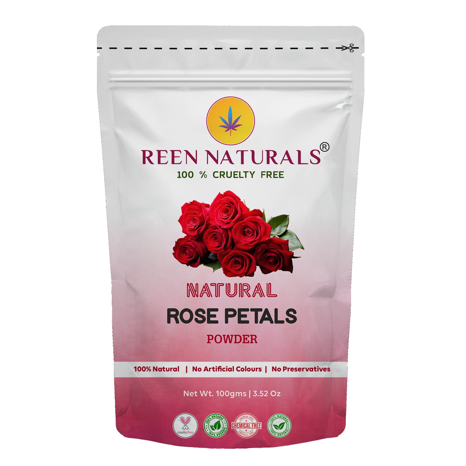 Rose Petal Powder for Glowing Skin – 100g (NEW)