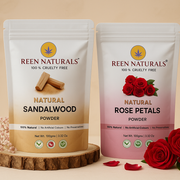 Sandalwood Powder & Rose Petals Powder Combo - 100gms Each